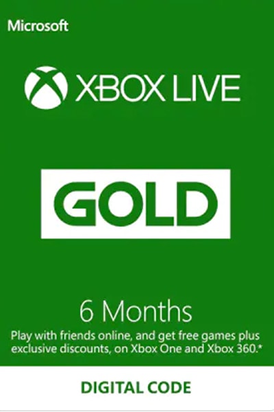 Xbox Live Gold Membership 6-Months